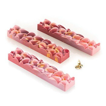 Silikomart 30g Goccia-B Polycarbonate Chocolate Bar Mould by Kirsten Tibballs